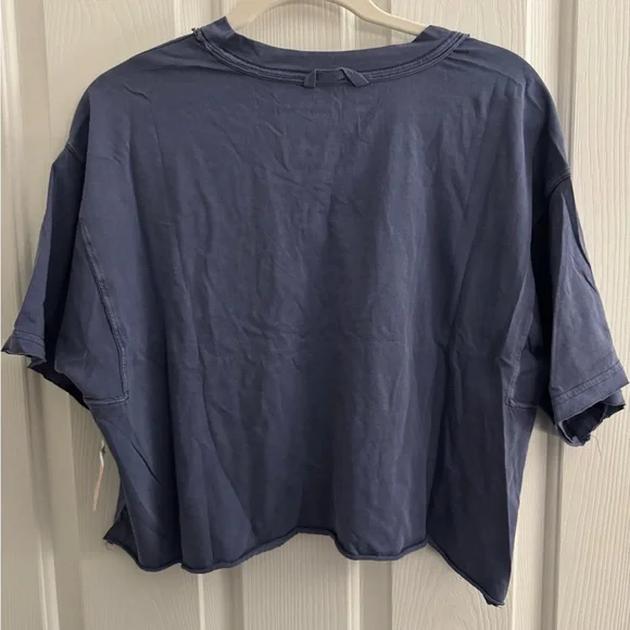 Free People Movement Inspire Tee NWT Blue Indigo - Picture 6 of 11